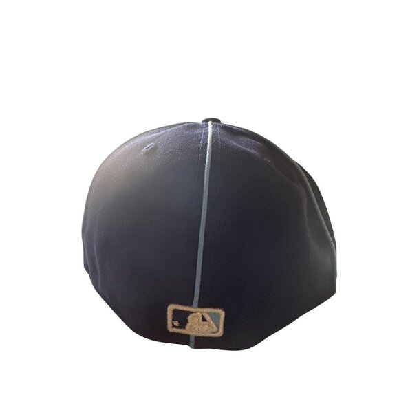 New Era 59FIFTY Tampa Bay Rays 2019 ASG Fitted Cap 7 3/8 Navy/Gold Polyester MLB - Picture 3 of 5